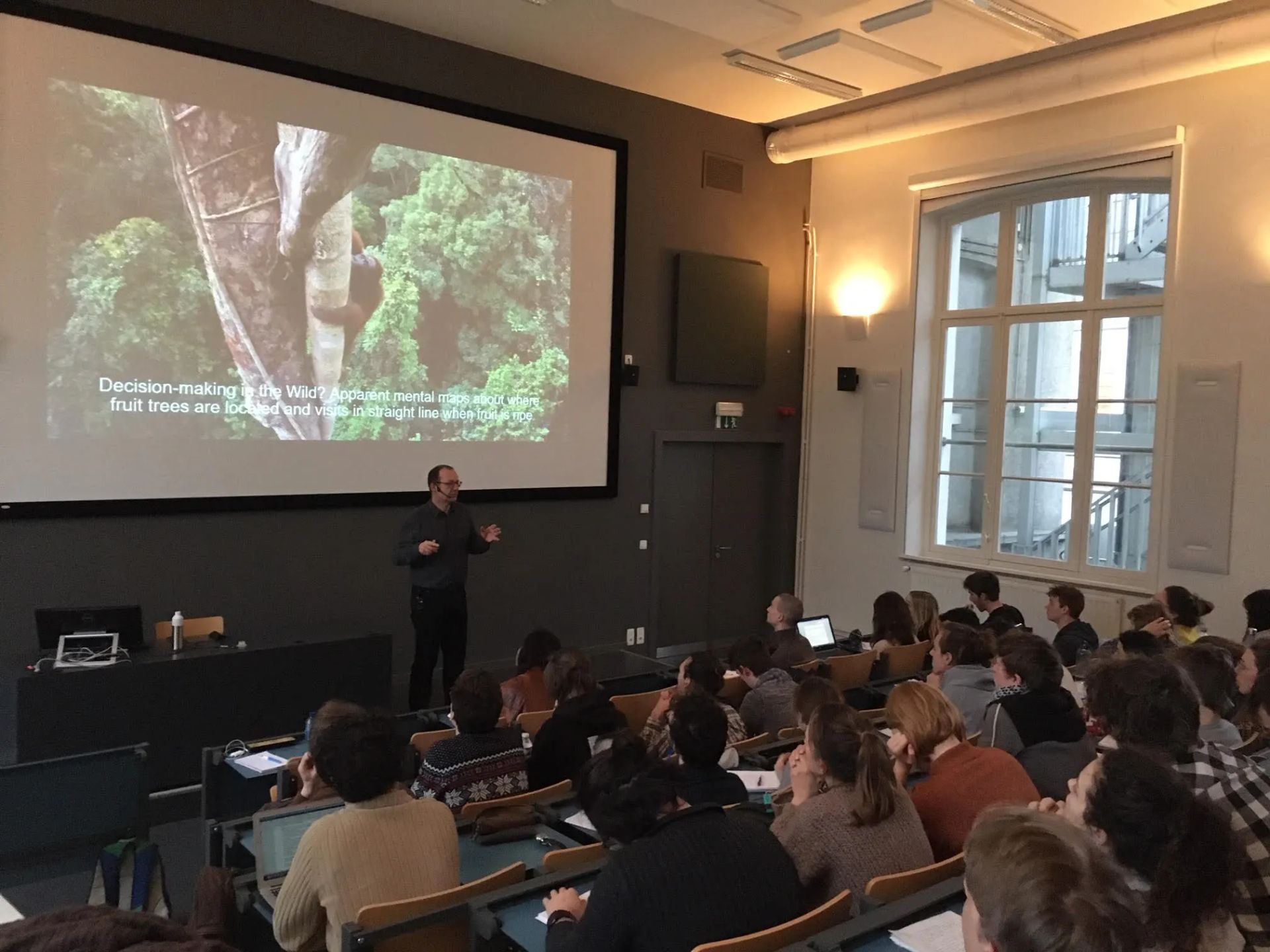 Koen giving a lecture